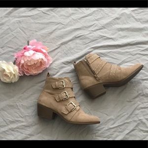 Tan Bootie